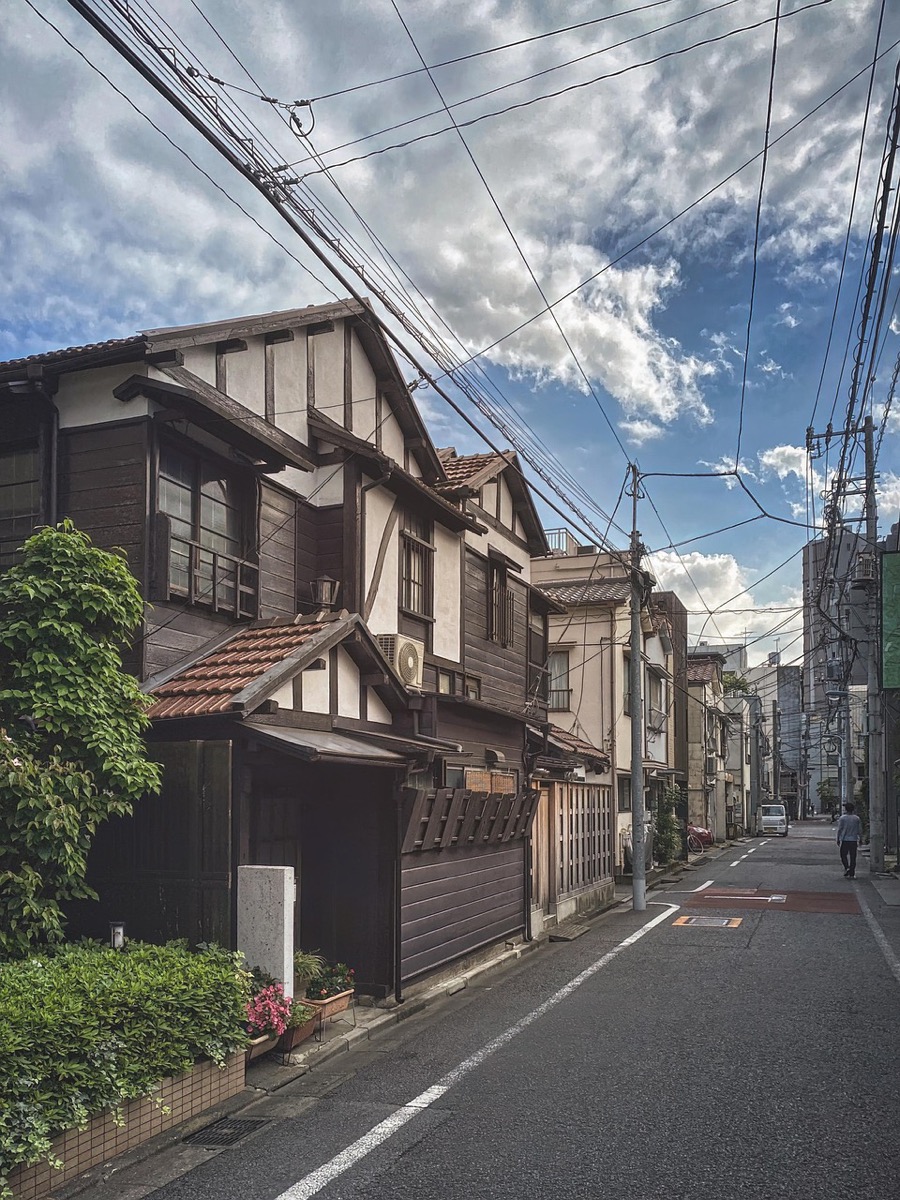 相模原の住宅街の道